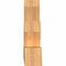 Ekena Millwork Saratoga Timber Gable Bracket, Western Red Cedar, 48"W x 22"H x 5 1/2"D x 5 1/2"F, 11/12 Pitch GBW048X22X0606SAR00SWR - alternate 4